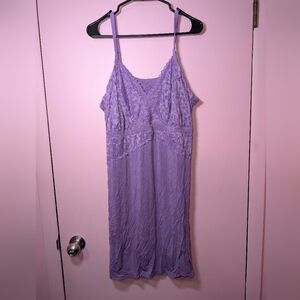 Montelle Elegant Purple Lace Chemise